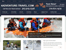 Tablet Screenshot of 4adventure-travel.com